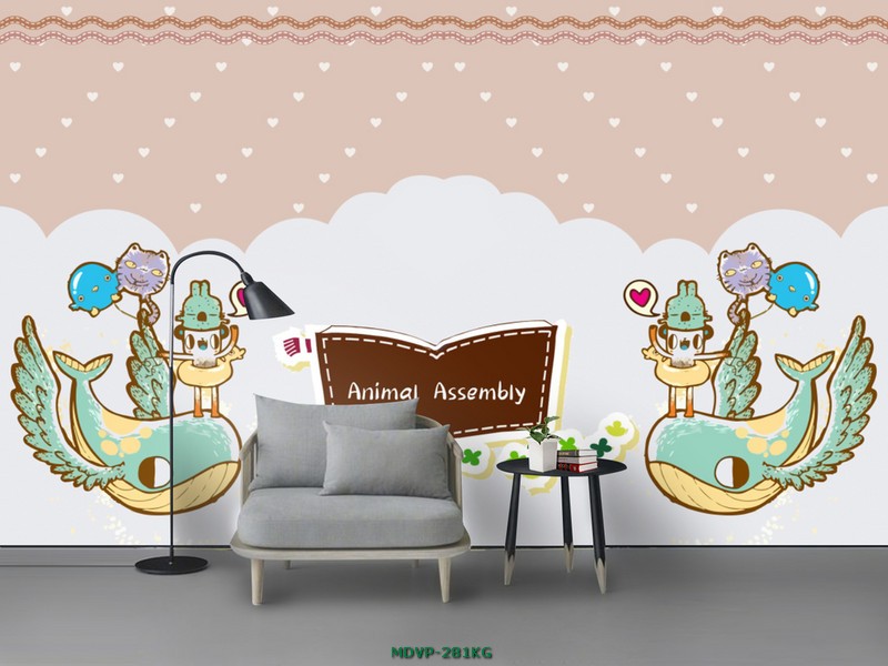 Tranh con vật đáng yêu cho bé MDVP-281KG